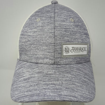Pukka Trucker Hat Gray One Size Tamarack Resort Snapback Mesh Back Logo Patch