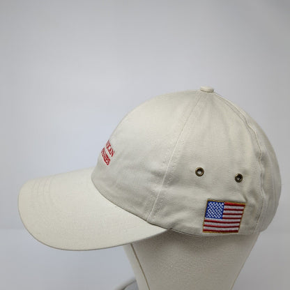 American Companies Slideback HatTan One Size Adjustable Patriotic Port & Company