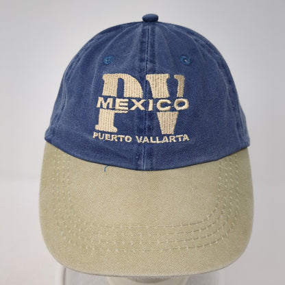 PV Mexico Puerto Vallarta Strapback Hat Multicolor One Size Adjustable dkps