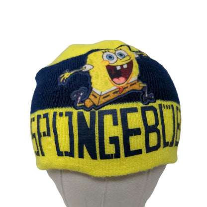 Nickelodeon Toddler Boys Knit Beanie Hat Yellow 100% Acrylic Embroidered