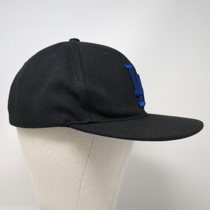 Black Snapback One Size Hat LA Logo Law Enforcement Appreciation Night Blue Brim