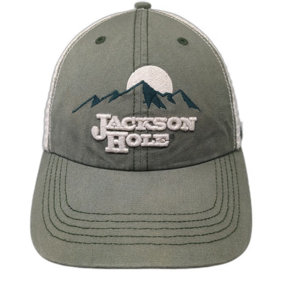 '47 Baseball Cap Green One Size Jackson Hole Mountain Mesh Stretch Outdoors Hat