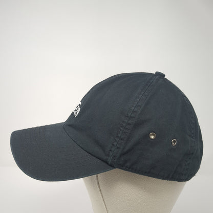 Zyia Active Slideback Hat Black One Size Adjustable Solid Embroidered