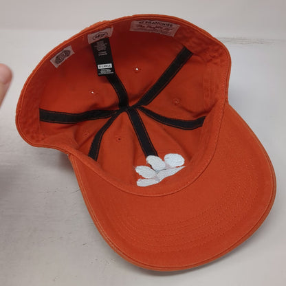 Clemson Tigers NCAA '47 Baseball Cap Orange XL Fitted Paw Logo Embroidery Hat