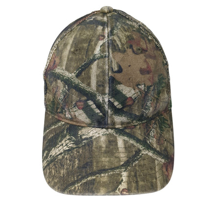 Signatures Strapback Trucker Hat Multicolor One Size Adjustable Camouflage