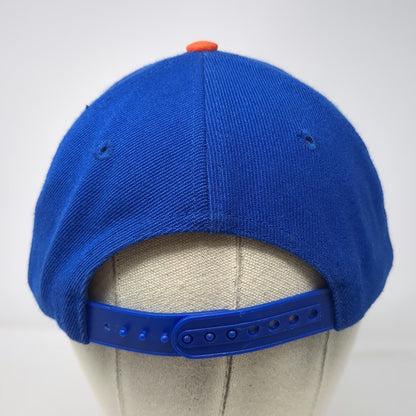 New York Mets MLB Twins Snapback Hat Blue OSFM Embroidered Logo Gray Underbrim