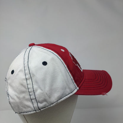 Bake Shelton Tour 2014 Snapback Hat Red OSFA Adjustable Distressed Cotton
