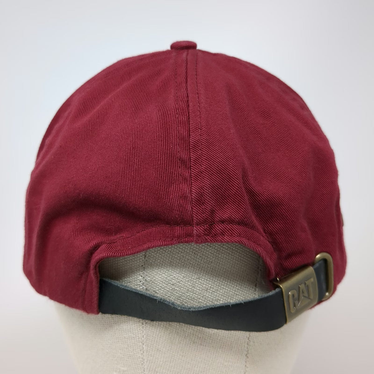 CYRK Baseball Cap Red One Size Caterpillar Machines Front Patch Slideback Hat