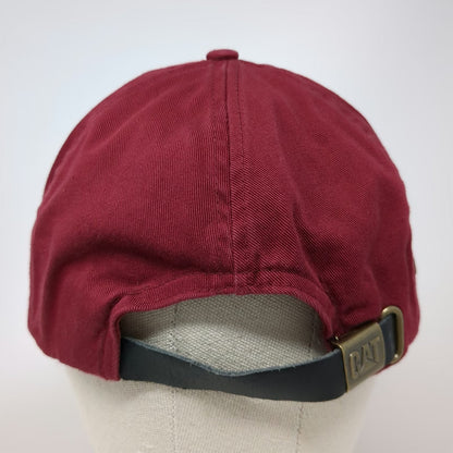 CYRK Baseball Cap Red One Size Caterpillar Machines Front Patch Slideback Hat