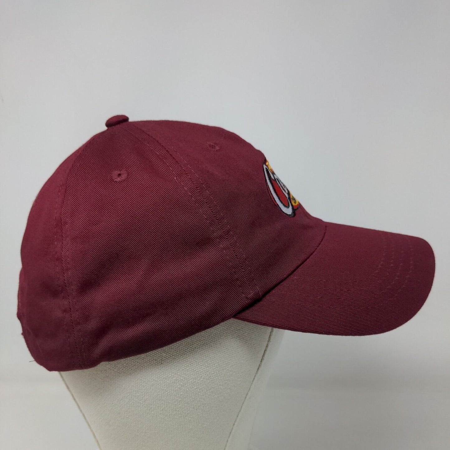 Raising Canes Mens Strapback Hat Red Adjustable Chicken Fingers Embroidered Logo