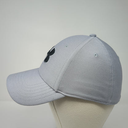 Under Armour Fitted Baseball Cap Gray Large Lightweight Embroidered 6 Panel