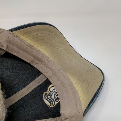 Panera Bread Strapback Trucker Hat Blue OS Adjustable Embroidered Mesh Back