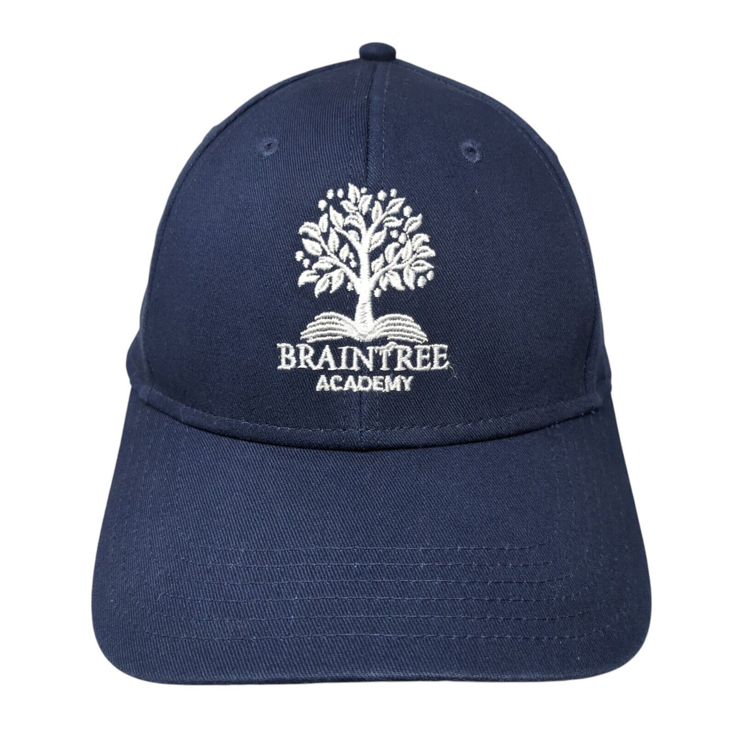 Braintree Academy Strapback Hat Blue One Size Adjustable 6 Panel Otto
