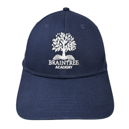 Braintree Academy Strapback Hat Blue One Size Adjustable 6 Panel Otto