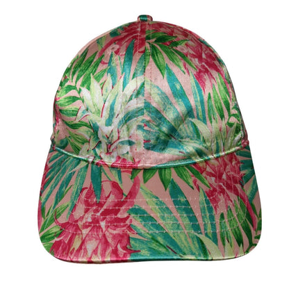 Unbranded Slideback Hat Multicolor OS Adjustable Daylily Close Pineapple Print