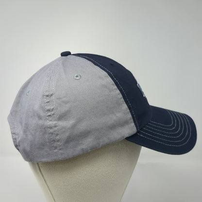 Busch Light Snapback Blue Gray Hat One Size Embroidered Logo Contrast Stitching