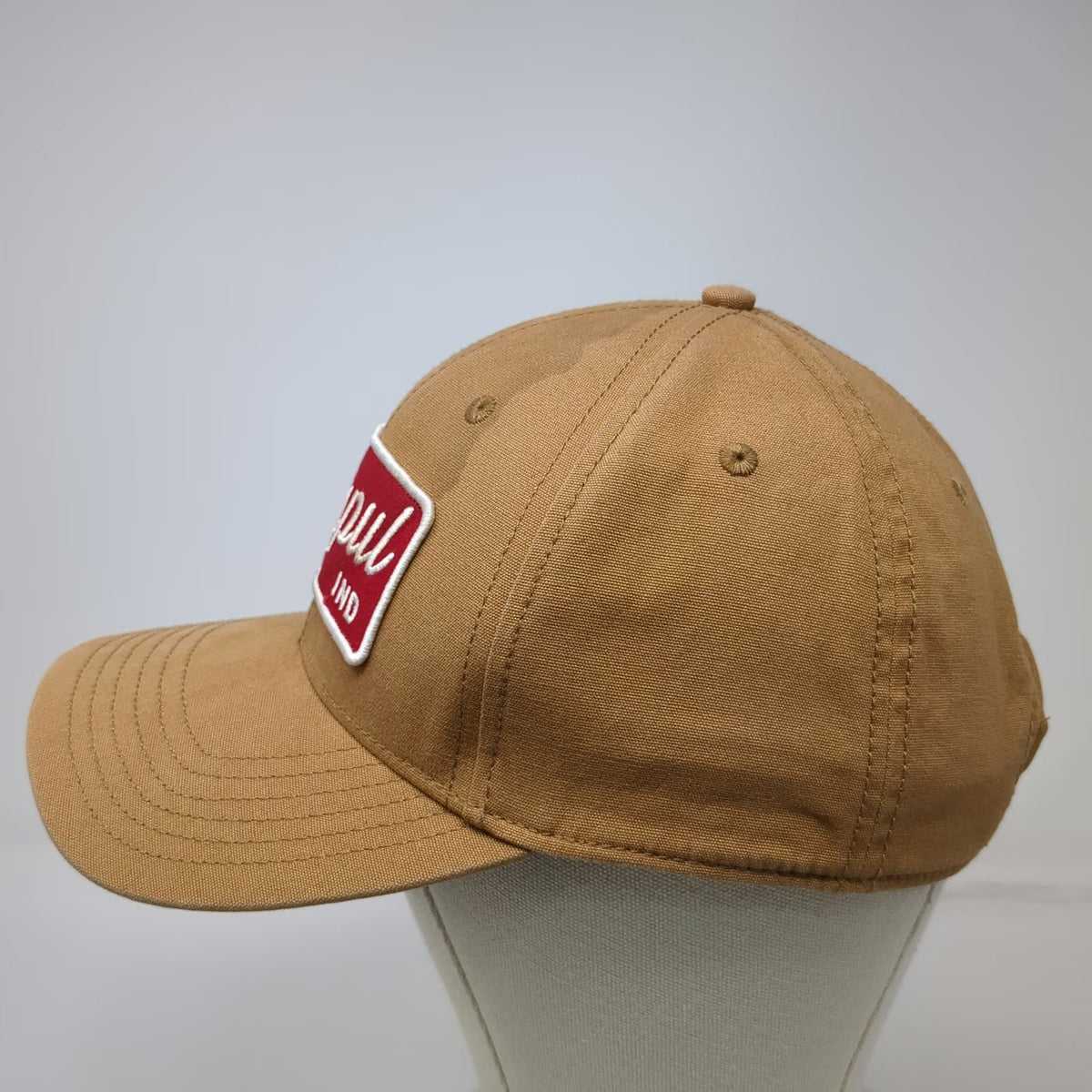 Magpul Snapback Brown Hat One Size Script Patch IND Logo Canvas Twill 6 Panel