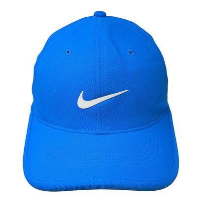 Nike Golf Strapback Hat Blue One Size Adjustable Swoosh Laser Cut Outdoor