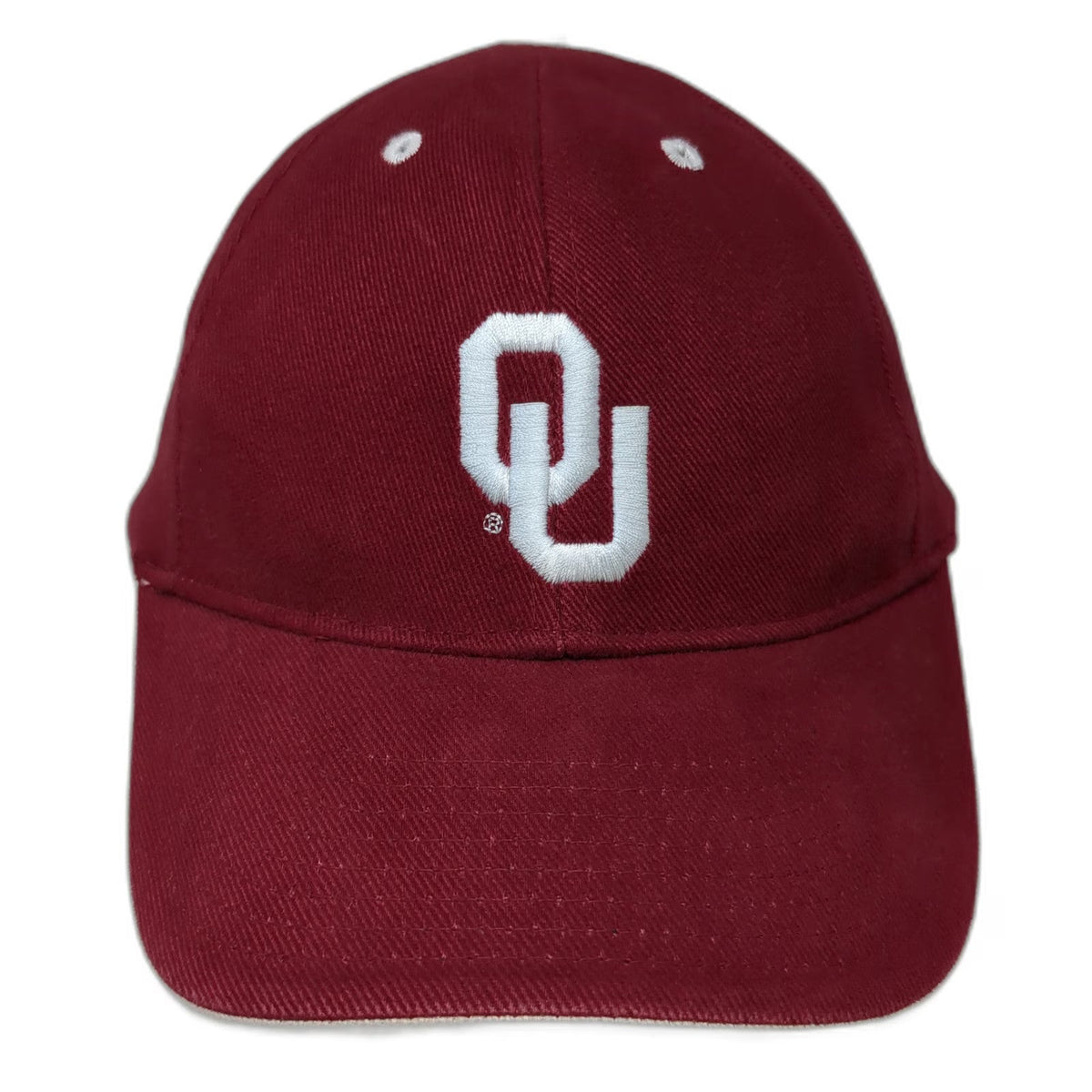 Oklahoma Sooners NCAA Signatures Red Cap One Size Strapback Logo Sandwich Brim