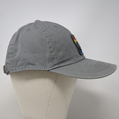 Life is Good Baseball Cap Gray One Size Go Places Camper Mountain Patch Hat