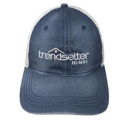 Trendsetter Homes Mesh Back Trucker Hat Blue One Size Outdoor Cap