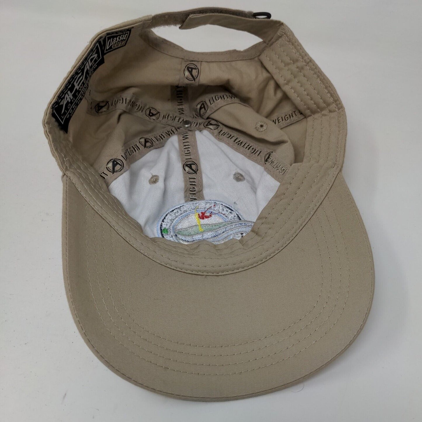 Trans Pacific Junior Golf Match 2015 Strapback Hat Tan One Size Ahead