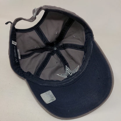 NFL Dallas Cowboys Slideback Hat Gray OSFA Embroidered Logo Spell Out