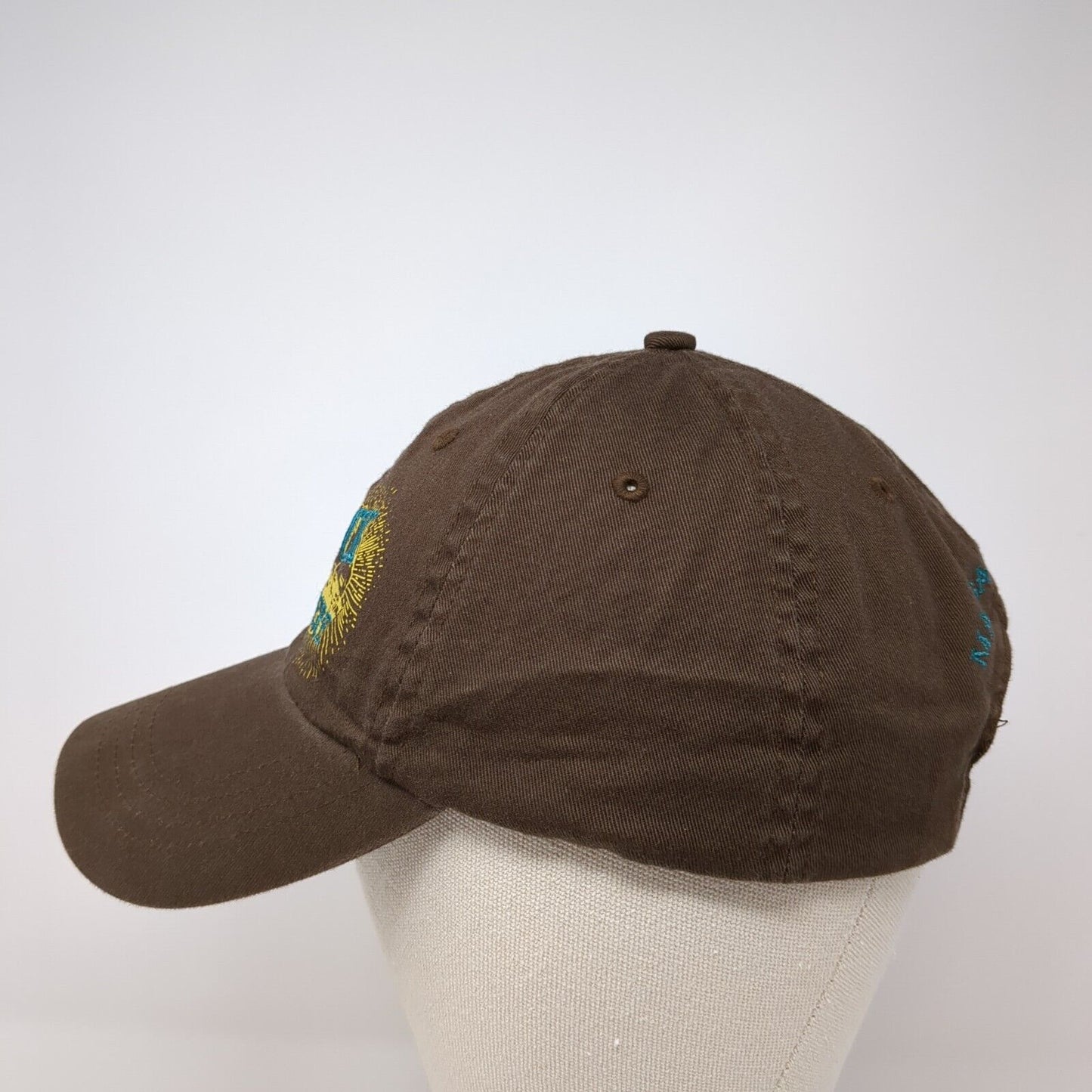 It's 5 O'Clock Somewhere Slideback Hat Brown OS Adjustable Margaritaville Cotton