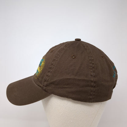It's 5 O'Clock Somewhere Slideback Hat Brown OS Adjustable Margaritaville Cotton