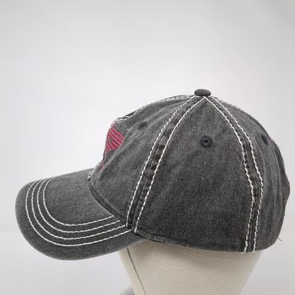 Redpath Strapback Hat Gray One Size Adjustable Embroidered Outdoor Cap