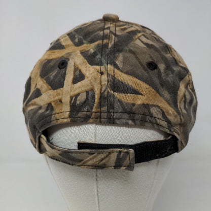 Alberta Trophy Hunts Men's Strapback Camo Hat Embroidered Logo