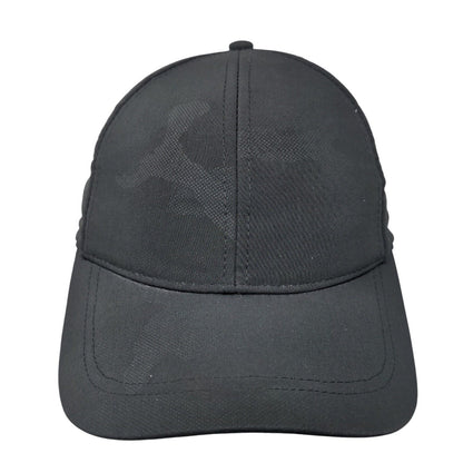H&M Snapback Hat Black Camo One Size Adjustable 6 Panel Blank