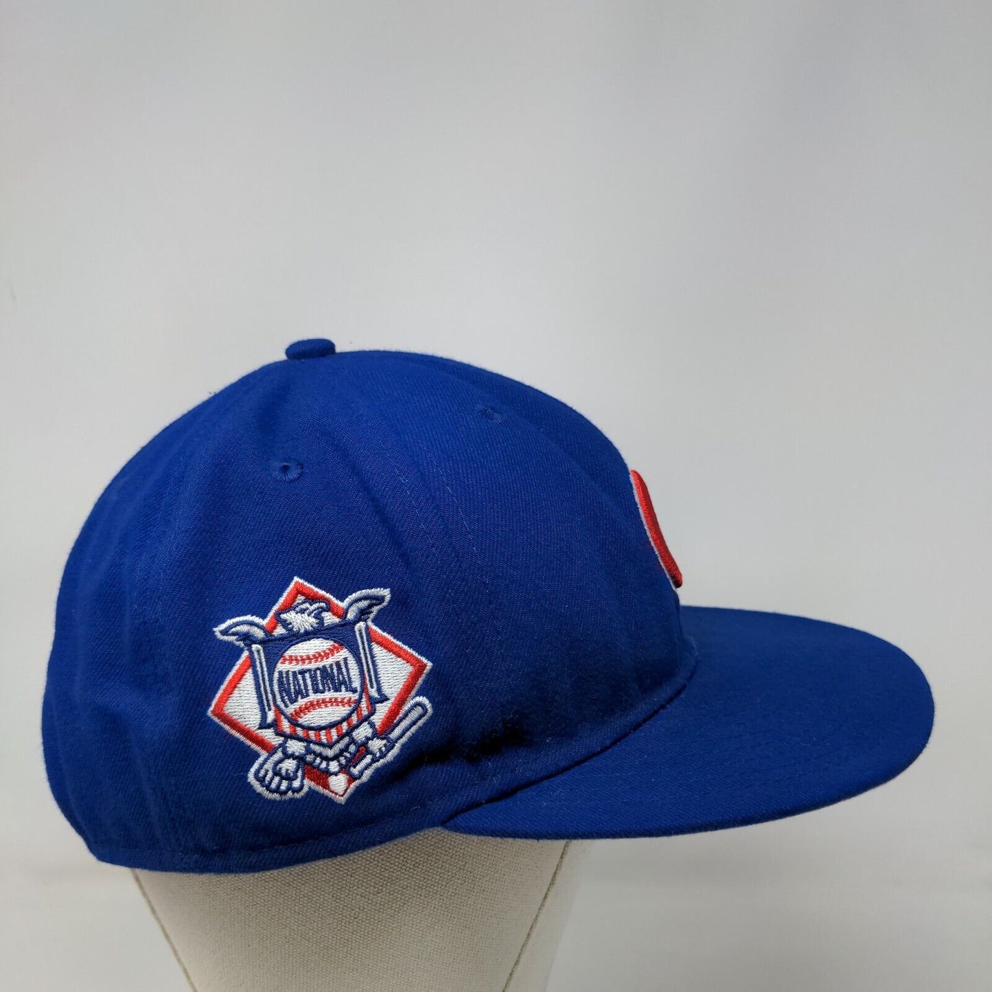 Chicago Cubs Snapback Hat Blue Size M/L Embroidered New Era 9Fifty MLB Logo