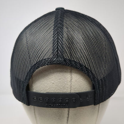 Richardson Trucker Hat Black One Size Rheem 100 Years Strong Mesh Snapback