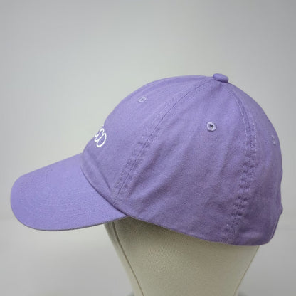Purple Baseball Cap One Size Voodoo Logo Embroidered Adjustable Slideback Hat