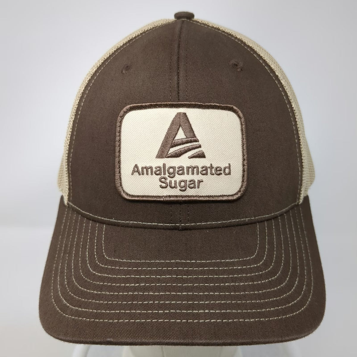 Richardson 112 Trucker Hat Amalgamated Sugar Brown One Size Mesh Snapback
