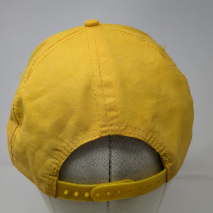 Designer Award Headwear Trucker Yellow Hat OS Rope Brim Ontario Tiger Vintage