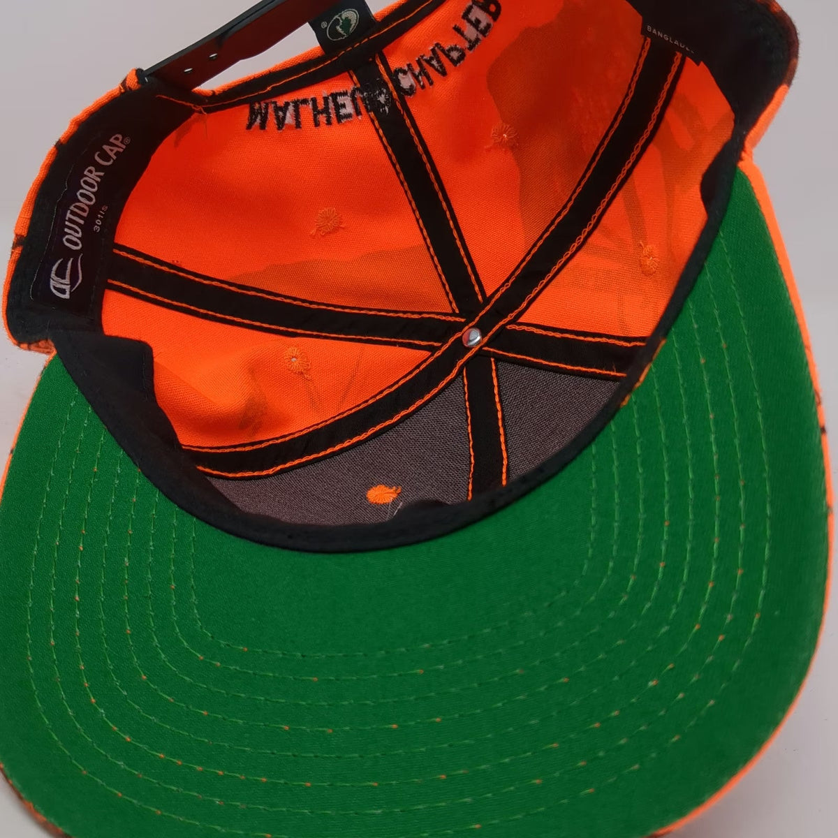 Outdoor Cap Snapback Orange One Size Hat Mossy Oak Oregon Hunters Association