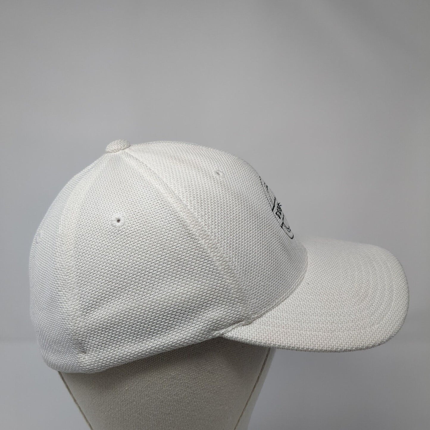 Volvo Fitted Hat White One Size Lightweight Embroidered Flexfit Yupoong