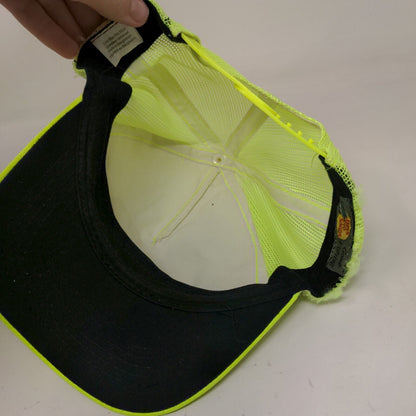 Bass Pro Shops Snapback Trucker Hat Green OSFM Adjustable Mesh Back Gone Fishing