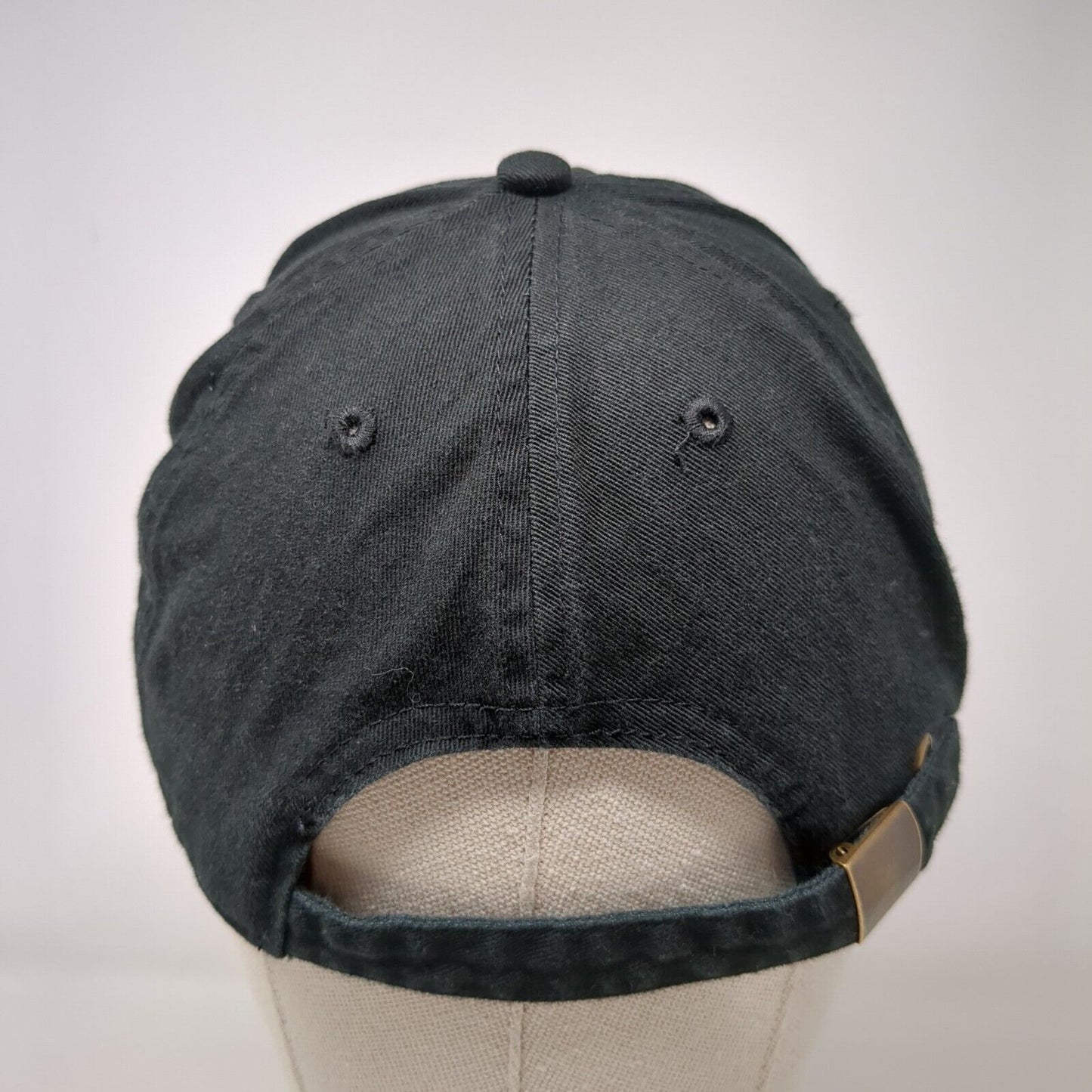 Gelante Slideback Hat Black OSFA Adjustable Blank Solid Vent Holes
