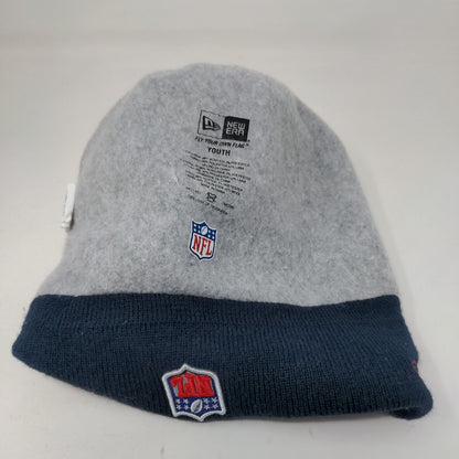 New England Patriots Youth Beanie Hat Multicolor One Size Pom Pom NFL New Era