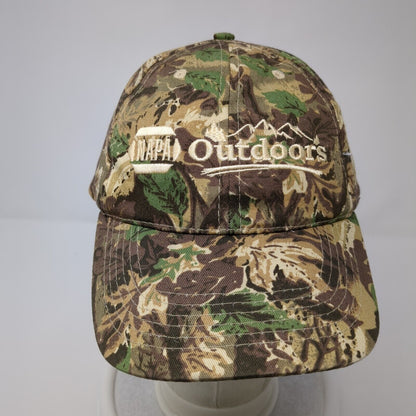 NAPA Outdoors Strapback Hat Camo One Size Adjustable Embroidered