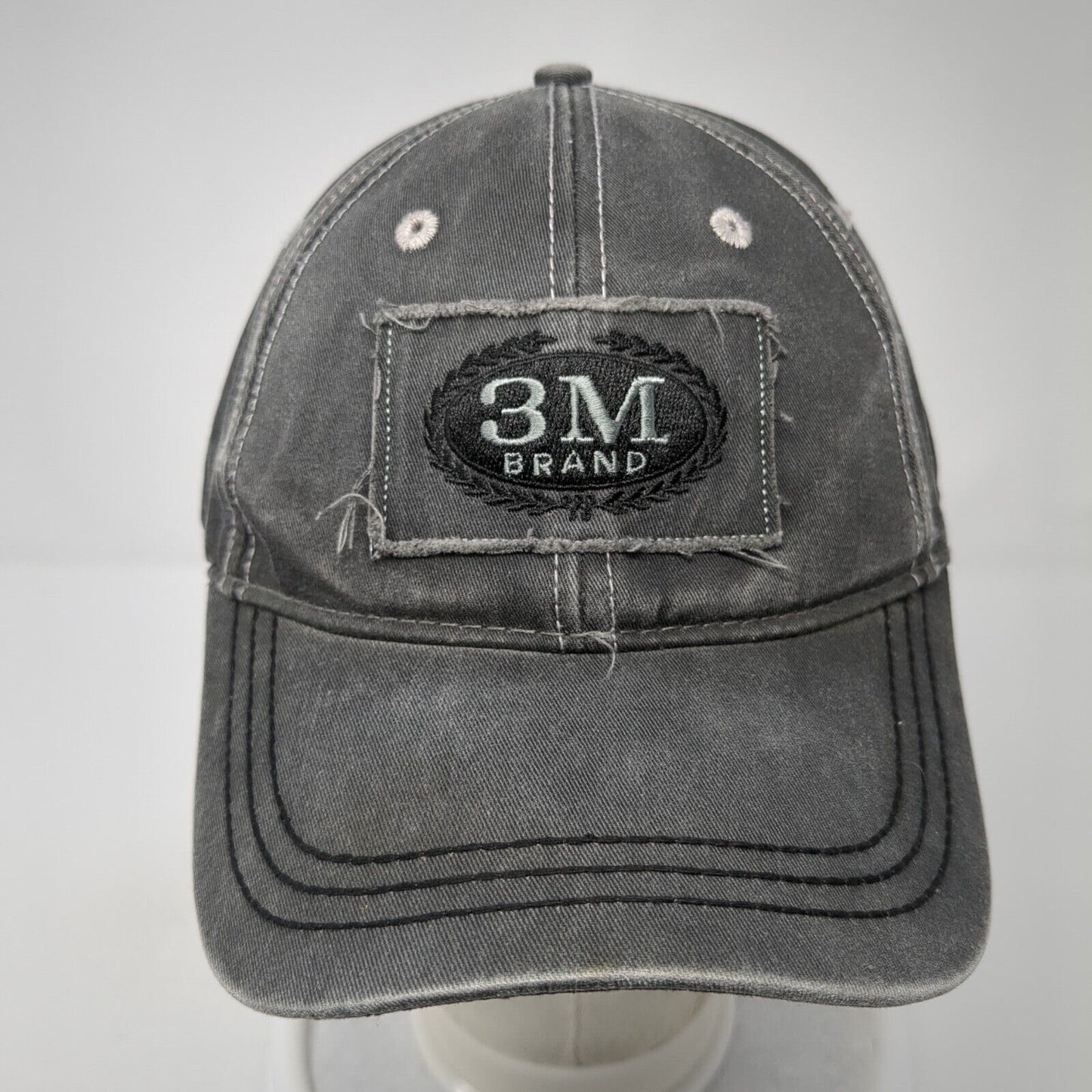 3M Brand Strapback Hat Gray One Size Adjustable Embroidered K-Products