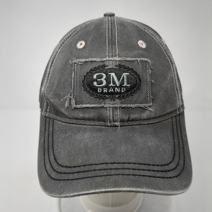 3M Brand Strapback Hat Gray One Size Adjustable Embroidered K-Products