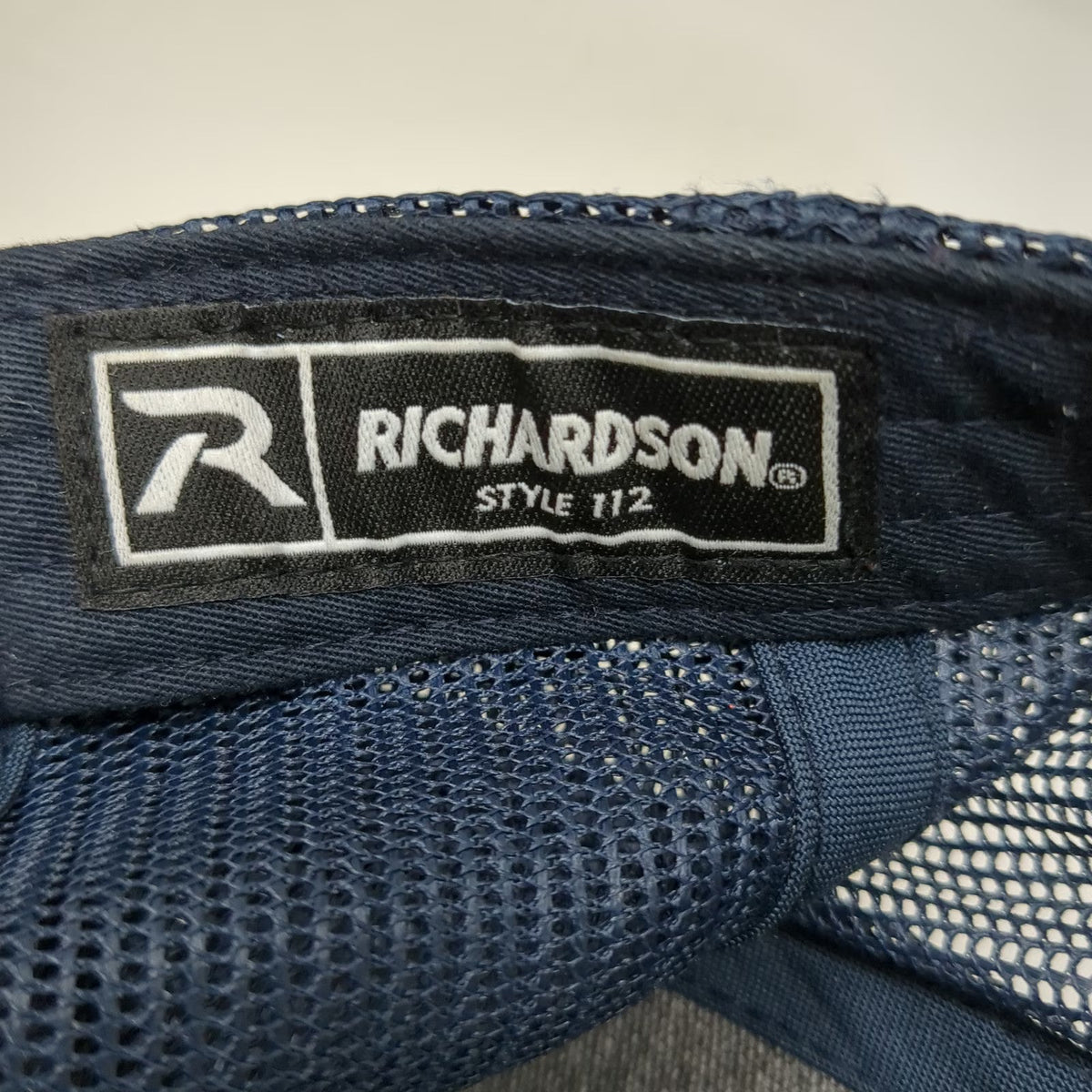 Richardson Trucker Hat Gray Blue One Size Mesh Snapback Hawk Supply Hydraulics
