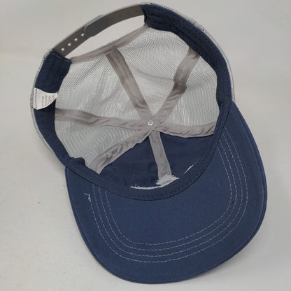 First Watch The Daytime Cafe Snapback Mesh Back Trucker Hat Blue OSFA