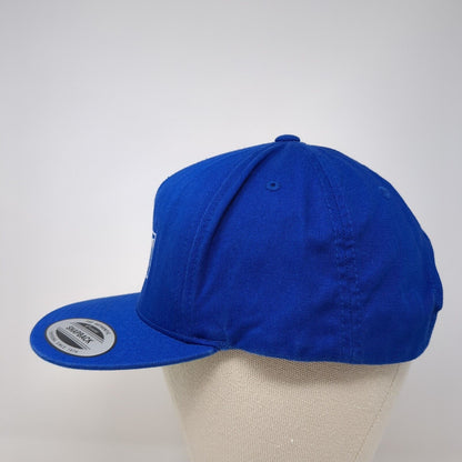 Wtr Pool Snapback Hat Blue One Size Adjustable Embroidered Classics Yupoong