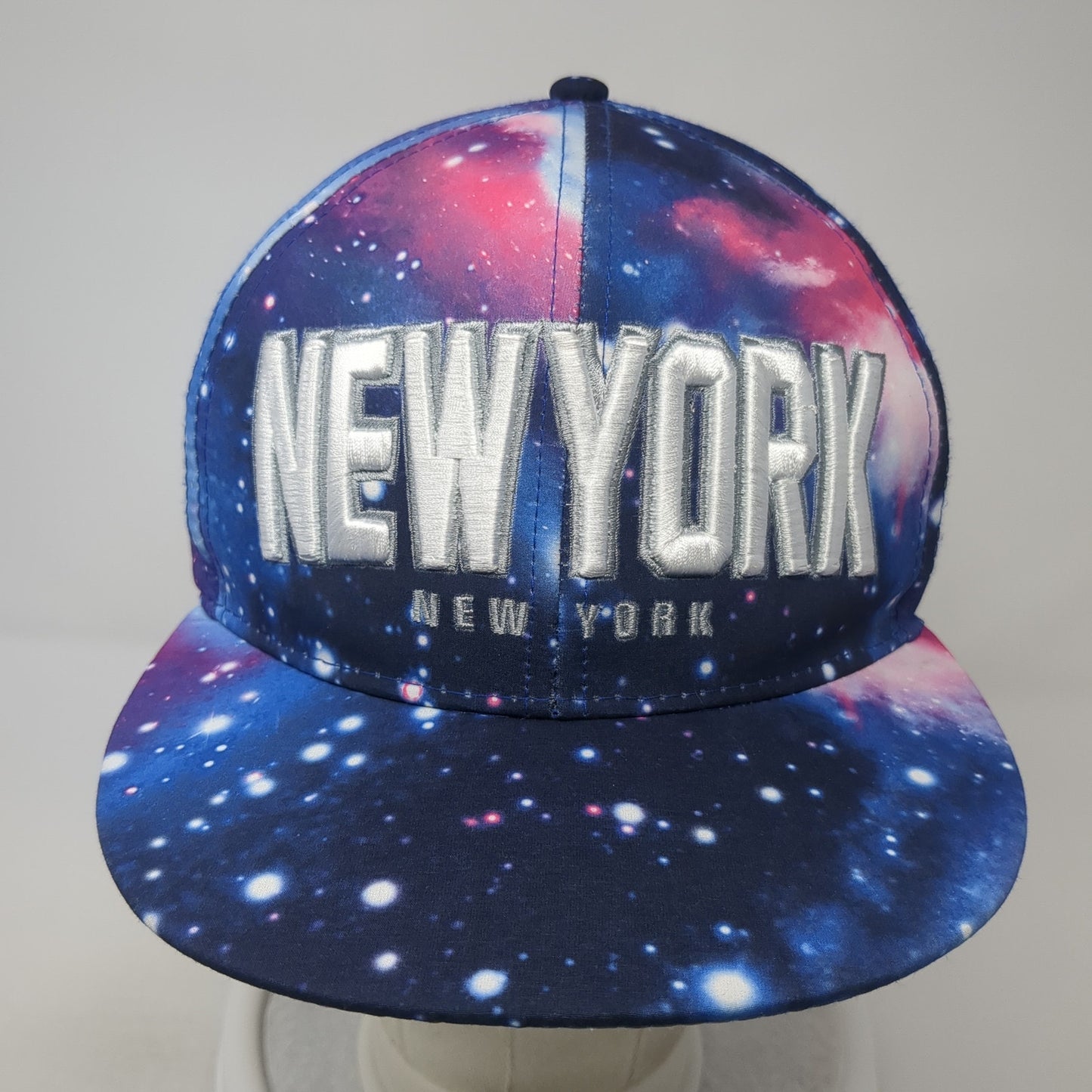 New York Snapback Hat Multicolor OS Adjustable Embroidered Galaxy Fashion Cap