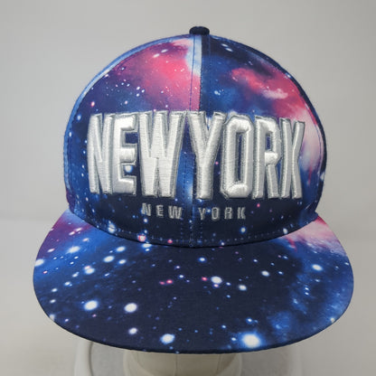 New York Snapback Hat Multicolor OS Adjustable Embroidered Galaxy Fashion Cap